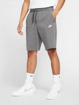 Image of Nike Club Jersey Shorts - Grey