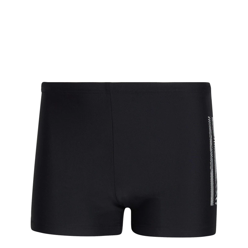 Image of adidas 3 Stripe Boxer Trunks - Black 24