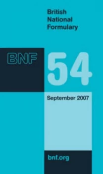 Image of Bnf 54 September 2007 by Joint Formulary Committee Book