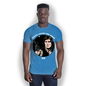 Image of Star Wars - Scruffy Nerd Herder Unisex XX-Large T-Shirt - Blue