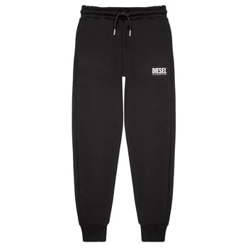 Diesel PTARYLOGO TROUSERS boys's Childrens Sportswear in Black - Sizes 8 years,10 years,12 years