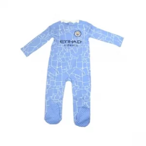 Image of 9-12 Months Man City Sleep Suit