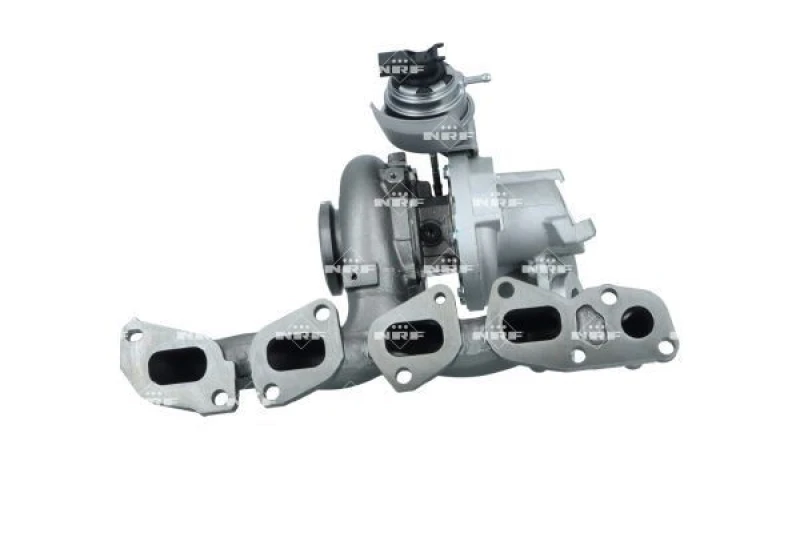 Image of NRF 90010059 Turbocharger with gaskets/seals, with exhaust manifold Charger,charging system (2234)