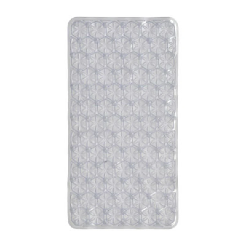 Image of Showerdrape Laguna Anti Slip Clear Pvc Bath Mat 68Cm X 37Cm