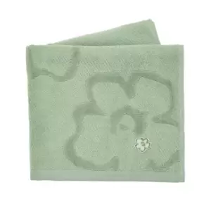 Image of Ted Baker Magnolia Cotton Towels - Green