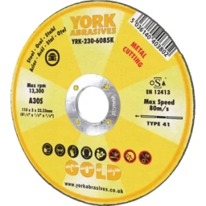 Image of 230X3X22.23MM A30S Flat Cutting Disc