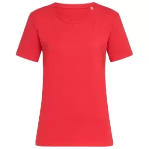 Image of Stedman Womens/Ladies Stars T-Shirt (XL) (Scarlet Red)