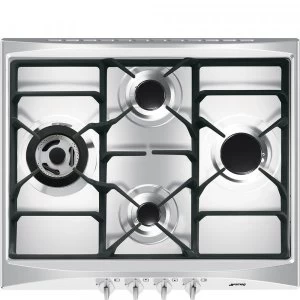 Image of SMEG Cucina SR264XGH2 4 Burner Gas Hob