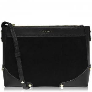 Image of Ted Baker Audrey Suede Hand Bag - black