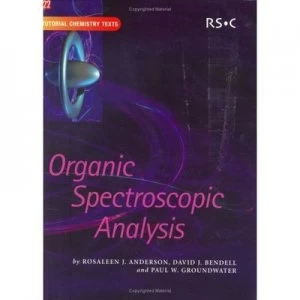 Image of Organic Spectroscopic Analysis by Rosaleen J Anderson Paperback