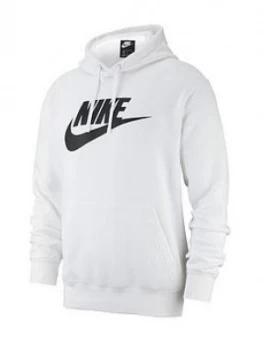 image of Nike Club Overhead Hoodie - White