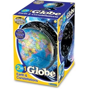 image of Brainstorm Toys 2 in 1 Globe Earth and Constellations