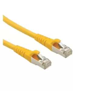 image of ROLINE CAT.6a S/FTP networking cable Yellow 3m Cat6a S/FTP (S-STP)