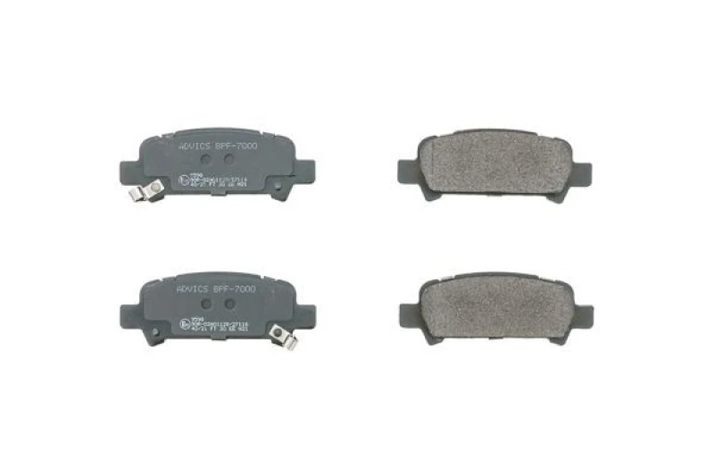 Image of AISIN BPF-7000 Brake pad set Rear Axle Brake Pad Set,disc brake (402)