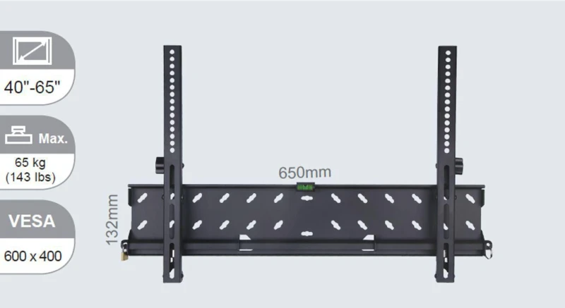 Image of Vivolink VLMW4065T TV mount/stand 165.1cm (65") Black