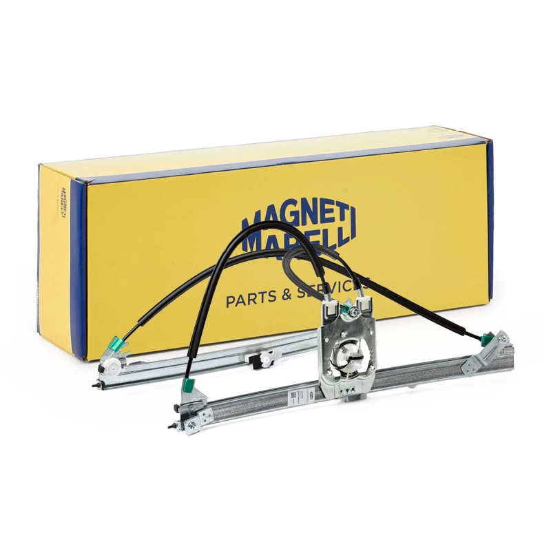 Image of MAGNETI MARELLI 350103135500 Window regulator Left Front, Operating Mode: Electric, without electric motor Window Winder (1561)
