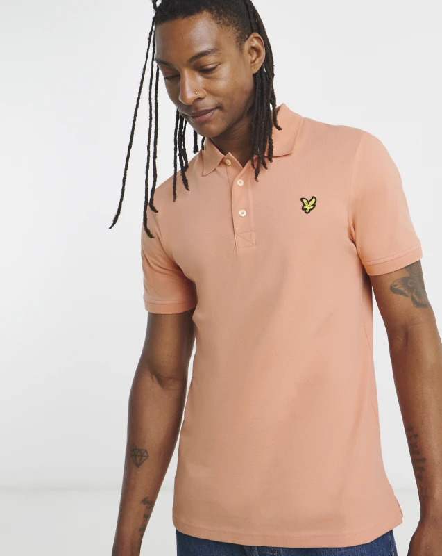 Image of Lyle & Scott Lyle & Scott Polo Shirt Terracotta - Lyle & Scott - Size: 1XL Terracotta Male 1XL LC04608