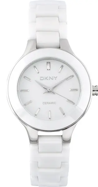 Image of DKNY Watch Ceramic D - White DK-385