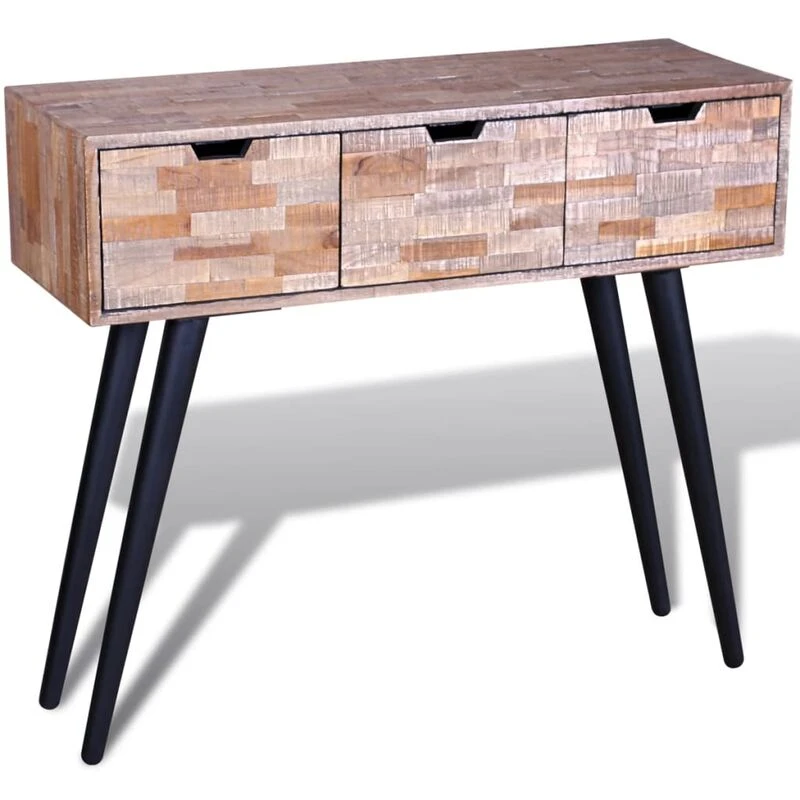 Image of Console Table Reclaimed Teak