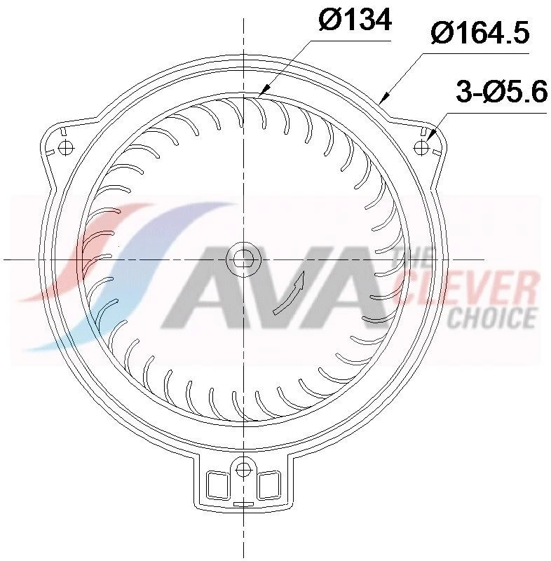 Image of Blower motor AVA COOLING SYSTEMS TO8811
