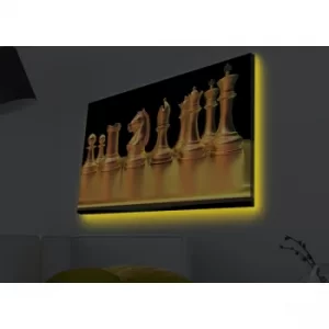 Image of 4570MDACT-034 Multicolor Decorative LED Lighted Canvas Painting
