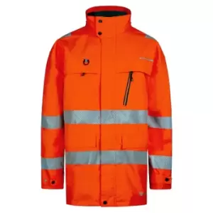 Image of Click Workwear Deltic Hi-vis Jacket Orange 4XL