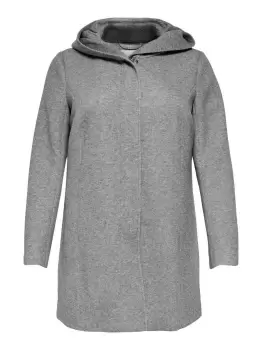 Image of ONLY Curvy Seasonal Coat Women Grey