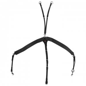 Image of John Whitaker Ready To Ride Elasticated Breastplate - Black