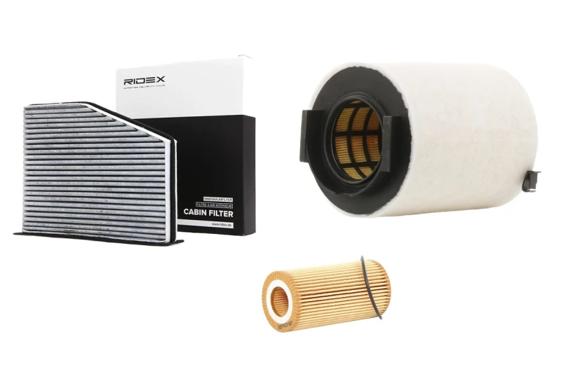 Image of RIDEX 4055F19629 Filter Set with gasket/seal, with pre-filter Filter Set (4055)
