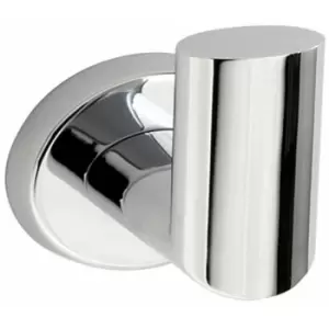 Image of Wall Mounted Chrome Eternity Bathroom Robe Hook - Chrome