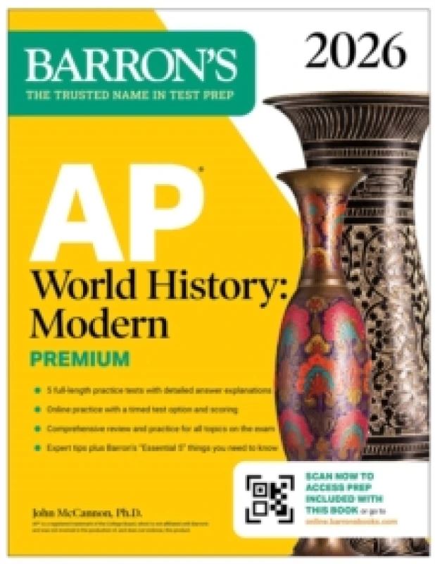 Image of AP World History: Modern Premium, 2026: Prep Book With 5 Practice Tests + Comprehensive Review + Online Practice Paperback / softback
