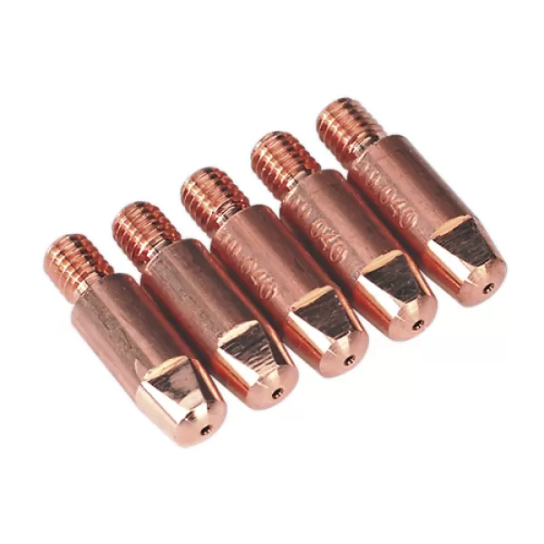 Image of Genuine SEALEY MIG921 Contact Tip 1mm Aluminium TB25/36 Pack of 5