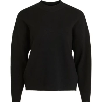 Vila Violivinja Knit Top - Black