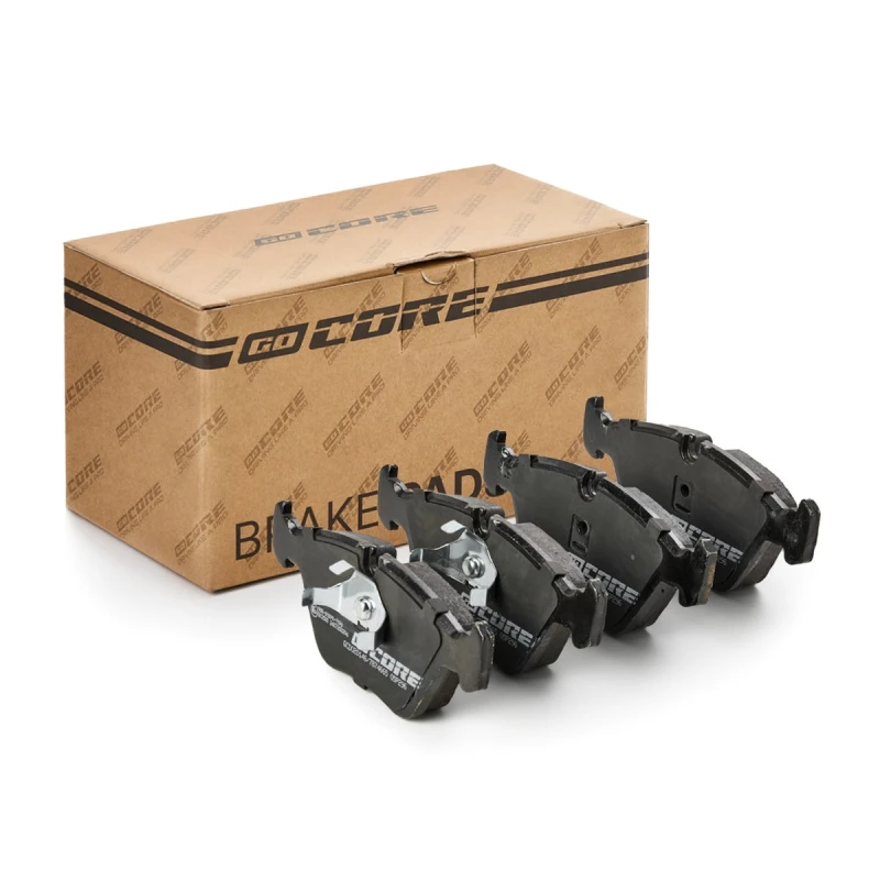 Image of goCORE GCD020146 Brake pad set Front Axle, prepared for wear warning indicator, with piston clip Brake Pad Set,disc brake (402)