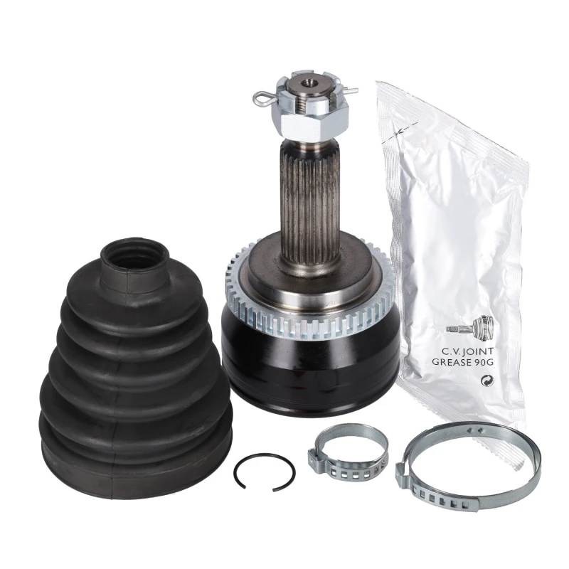 Image of FEBI BILSTEIN 185115 CV Joint Front Axle Right, with nut, with grease Joint Kit,drive shaft (5)