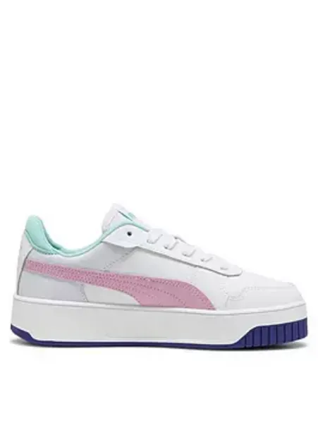 Puma Carina Street Jr Low Trainers 06086901230 Size 3 (35.5) - White