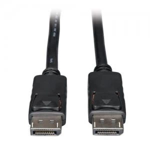 Image of Tripp Lite DisplayPort Digital Video and Audio Cable with Latches (M/M) 6.09 m (20-ft.)