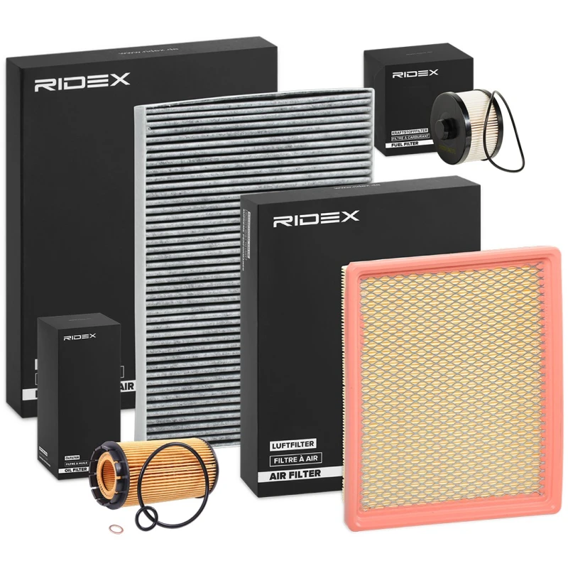 Image of RIDEX 4055F0685 Filter Set with air filter Filter Set (4055)