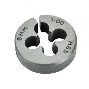 Image of Faithfull HSS Straight Flute Split Die M6 x 1.0, 13/16in OD