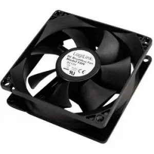 image of LogiLink FAN103 PC fan Black (W x H x D) 120 x 120 x 25 mm