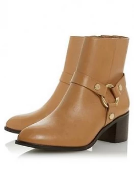 image of Dune London Pipkin Harness Ankle Boots - Camel