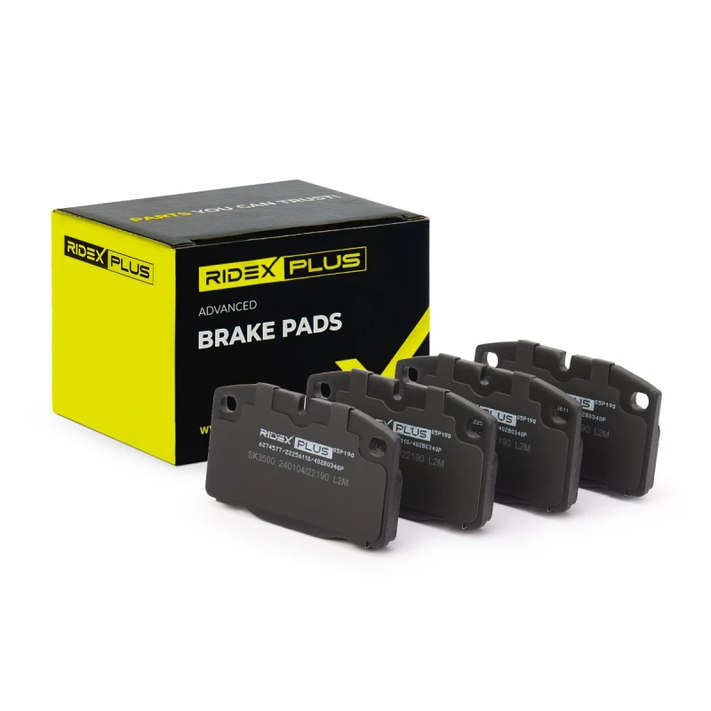 Image of RIDEX PLUS Brake pad set RIDEX PLUS 402B0340P