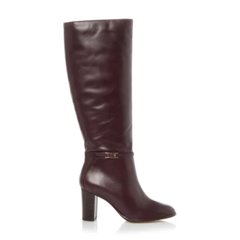 image of Dune London Dune Sabah Knee High Boots - Red - 819