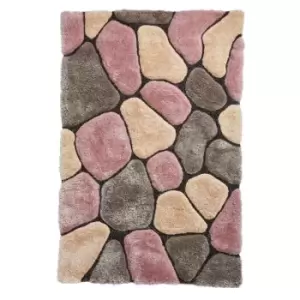 Image of Think Rugs Noble House Rug Pebbles 5858 Grey Rose 150X230cm