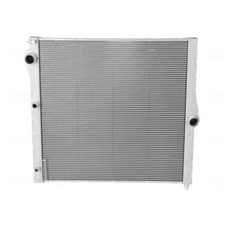 Image of NISSENS 60827 Engine radiator ** FIRST FIT ** Aluminium, Brazed cooling fins, without cap, with gaskets/seals Radiator,engine cooling (470)