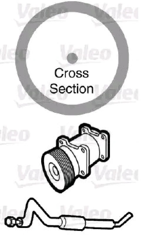 Image of VALEO 509166 Gaskets Seal,coolant pipe (547)