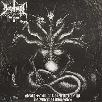 Image of Hellvetron - DEATH SCROLL OF SEVEN HELLS AND IT?S INFERNAL MAJESTIES Vinyl