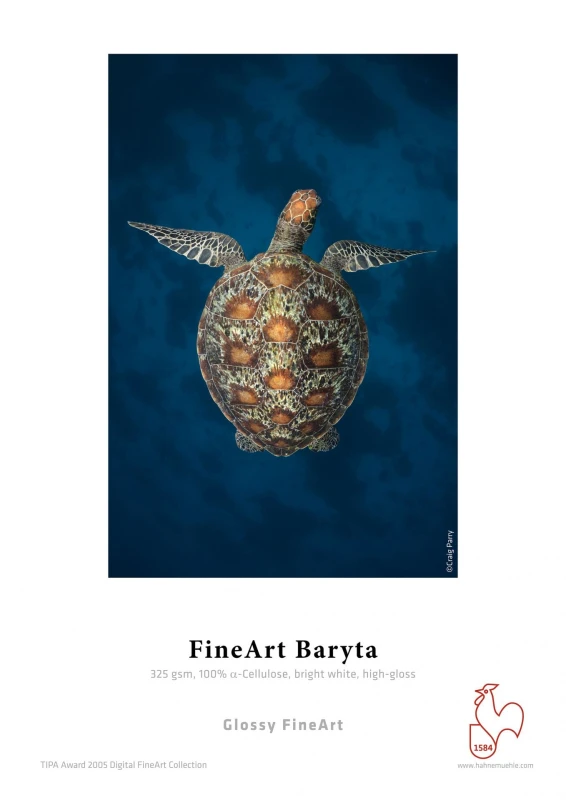 Image of HAHNEMUHLE FineArt Baryta 61cm x 12 m 325g highgloss - Glossy...