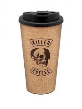 Image of Iron & Glory Killer Coffeee 15Oz Reusable Cork Coffee Cup