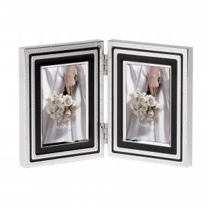 image of Wedgwood Vera wang with love noir folding frame 5x7.5cm